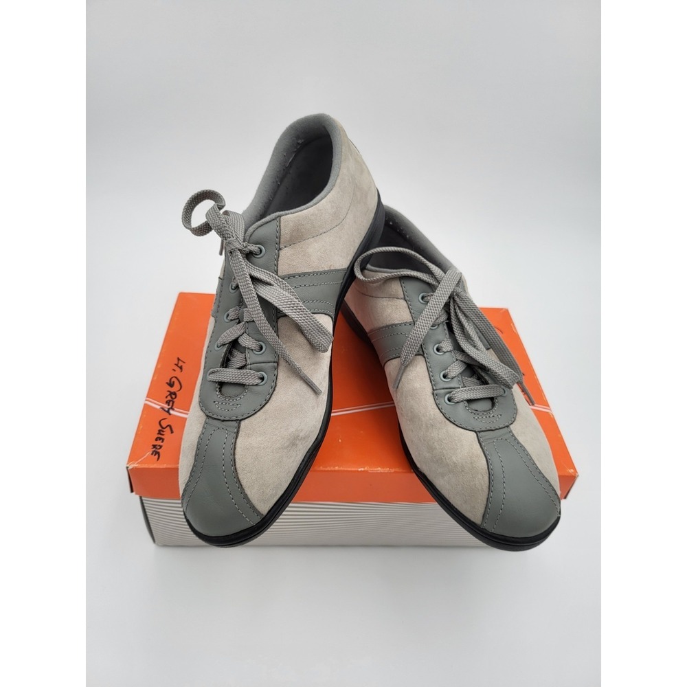 Easy Spirit Women's Light Gray Esoncue Leather Shoes Sz 11 N